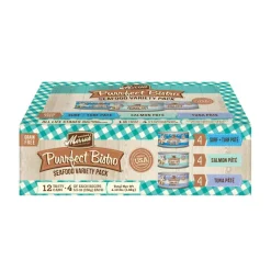 Outlet Merrick Purrfect Bistro Grain Free Seafood Variety Pack Canned Cat Food