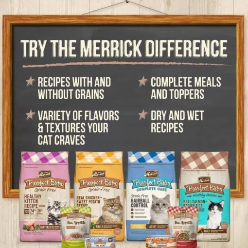 Outlet Merrick Purrfect Bistro Grain Free Seafood Variety Pack Canned Cat Food