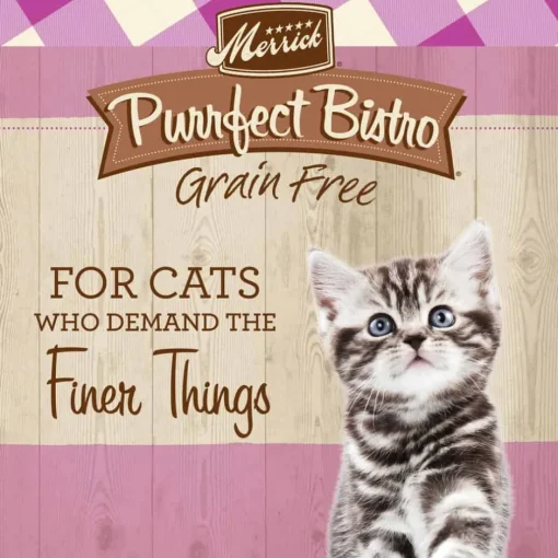 Hot Merrick Purrfect Bistro Grain Free Healthy Kitten Recipe Dry Cat Food