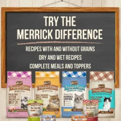 Hot Merrick Purrfect Bistro Grain Free Healthy Kitten Recipe Dry Cat Food