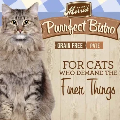 Hot Merrick Purrfect Bistro Tuna Pate Grain Free Canned Cat Food