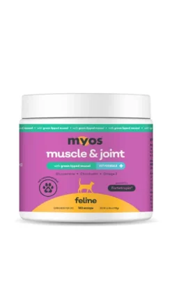 Sale MYOS Vet Strength Feline Muscle and Joint Formula with Green Lipped Mussel