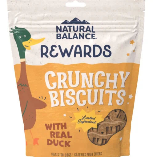 Sale Natural Balance Crunchy Biscuits Potato & Duck Recipe Dog Treats