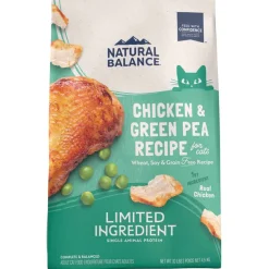 Discount Natural Balance Limited Ingredient Grain Free Green Pea & Chicken Recipe Dry Cat Food