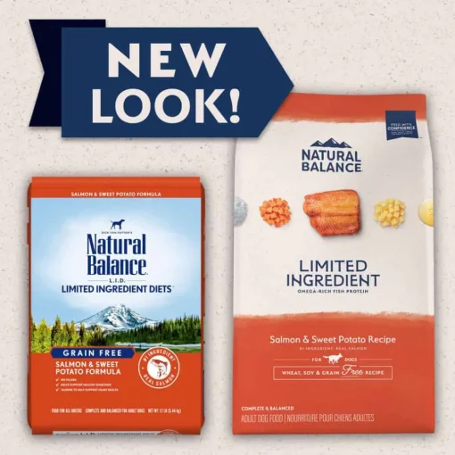Hot Natural Balance Limited Ingredient Grain Free Salmon & Sweet Potato Recipe Dry Dog Food
