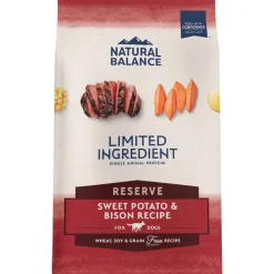 Best Natural Balance Limited Ingredient Reserve Grain Free Sweet Potato & Bison Recipe Dry Dog Food