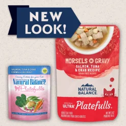 Sale Natural Balance Original Ultra Platefulls Salmon, Tuna, & Crab Recipe in Gravy Wet Cat Food