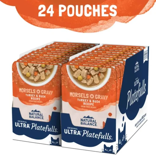 Online Natural Balance Original Ultra Platefulls Indoor Turkey & Duck Recipe in Gravy Wet Cat Food