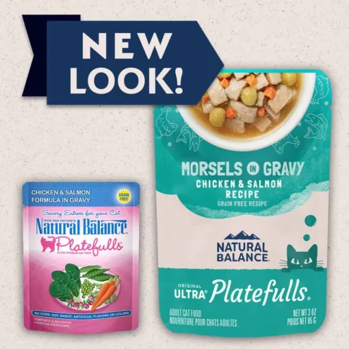Discount Natural Balance Original Ultra Platefulls Chicken & Salmon Recipe in Gravy Wet Cat Food