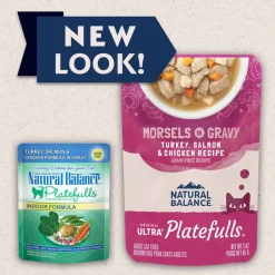Fashion Natural Balance Original Ultra Platefulls Indoor Turkey, Salmon & Chicken Recipe in Gravy Wet Cat Food