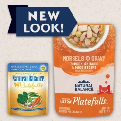 New Natural Balance Original Ultra Platefulls Turkey, Chicken & Duck Recipe in Gravy Wet Cat Food