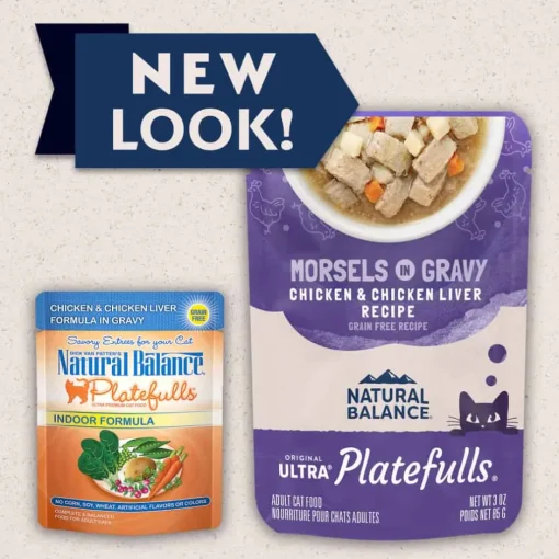 Discount Natural Balance Original Ultra Platefulls Indoor Chicken & Chicken Liver Recipe in Gravy Wet Cat Food