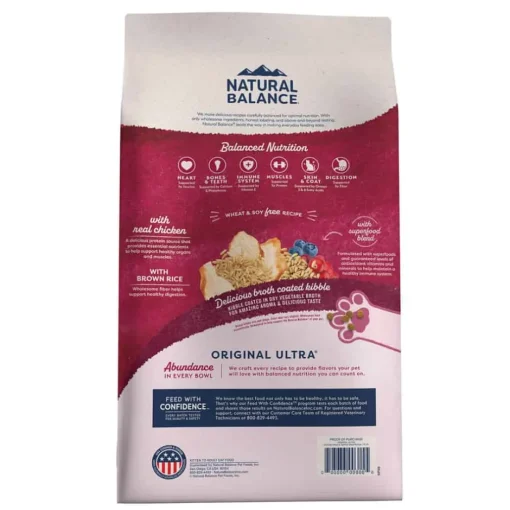 Outlet Natural Balance Original Ultra Chicken Meal & Salmon Meal Recipe Dry Cat Food