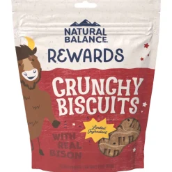 Hot Natural Balance Treats Crunchy Biscuits Sweet Potato & Bison Small Breed Recipe Dog Treat