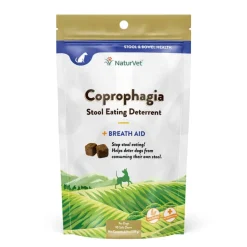 Sale NaturVet Coprophagia Stool Eating Deterrent Plus Breath Aid Supplement for Dogs