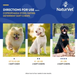 Sale NaturVet Coprophagia Stool Eating Deterrent Plus Breath Aid Supplement for Dogs