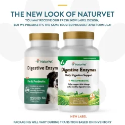Discount NaturVet Digestive Enzymes Plus Probiotic Tablets