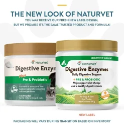 Discount NaturVet Digestive Enzymes Plus Pre & Probiotic Supplement for Dogs and Cats