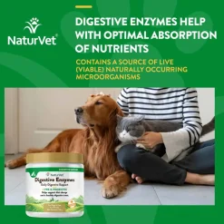 Discount NaturVet Digestive Enzymes Plus Pre & Probiotic Supplement for Dogs and Cats