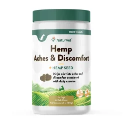 Best NaturVet Hemp Aches & Discomfort Plus Hemp Seed Supplement for Dogs