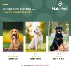 Best NaturVet Hemp Aches & Discomfort Plus Hemp Seed Supplement for Dogs