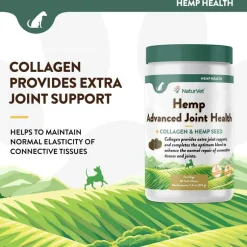 Best NaturVet Hemp Advanced Joint Health Supplement with Collagen for Dogs