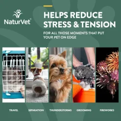 Online NaturVet Hemp Quiet Moments Hemp Oil Calming Drops for Dogs & Cats