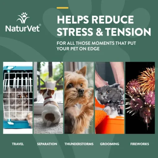 Online NaturVet Hemp Quiet Moments Hemp Oil Calming Drops for Dogs & Cats