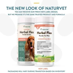 Discount NaturVet Herbal Flea Powder Plus Essential Oils for Dogs & Cats