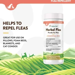Discount NaturVet Herbal Flea Powder Plus Essential Oils for Dogs & Cats