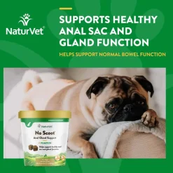 Discount NaturVet No Scoot Plus Pumpkin Soft Chews for Dogs