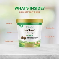 Discount NaturVet No Scoot Plus Pumpkin Soft Chews for Dogs