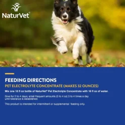 Outlet NaturVet Pet Electrolyte Liquid Concentrate for Dogs and Cats