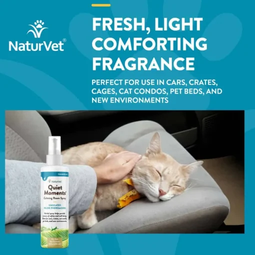 Sale NaturVet Quiet Moments Herbal Calming Room Spray Feline