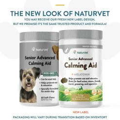 Fashion NaturVet Senior Advanced Calming Aid Supplement for Dogs
