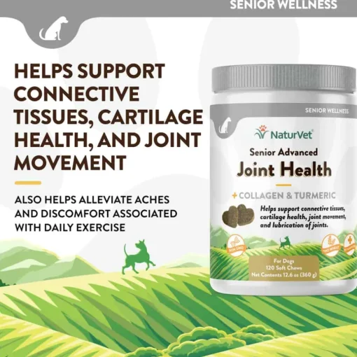 Outlet NaturVet Senior Advanced Joint Health Supplement for Dogs
