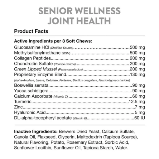Outlet NaturVet Senior Advanced Joint Health Supplement for Dogs
