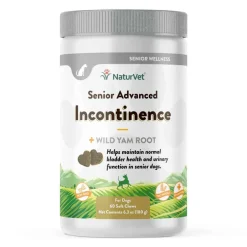 Hot NaturVet Senior Advanced Incontinence Supplement for Dogs