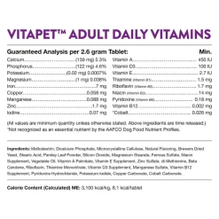 Online NaturVet VitaPet Adult Daily Vitamins Plus Breath Aid Supplement for Dogs