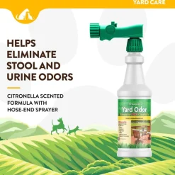 Best NaturVet Yard Odor Eliminator Plus Citronella Stool & Urine Deodorizer