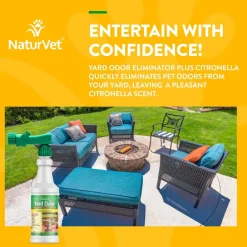 Best NaturVet Yard Odor Eliminator Plus Citronella Stool & Urine Deodorizer