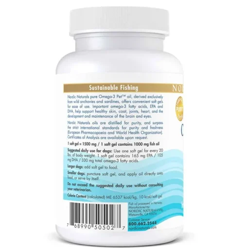 Clearance Nordic Naturals Omega-3 Pet