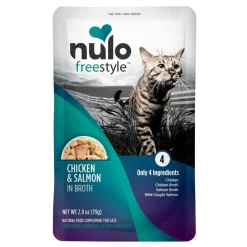 Sale Nulo FreeStyle Chicken & Salmon in Broth Cat Food Topper