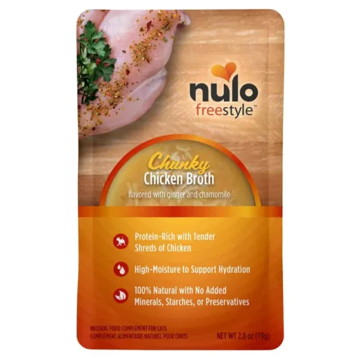 Online Nulo FreeStyle Chunky Chicken Broth Cat Food