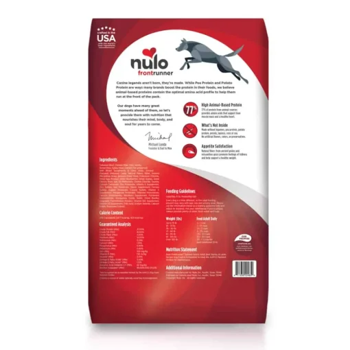 Discount Nulo Frontrunner Adult Beef, Barley & Lamb Dry Dog Food