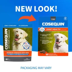 Best Nutramax Cosequin for Dogs Joint Health Supplement Contains Glucosamine for Dogs Plus Chondroitin MSM and Omega-3s Supports Joint and Skin and Coat Health For All Breeds and Sizes