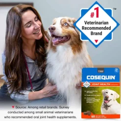 Best Nutramax Cosequin for Dogs Joint Health Supplement Contains Glucosamine for Dogs Plus Chondroitin MSM and Omega-3s Supports Joint and Skin and Coat Health For All Breeds and Sizes