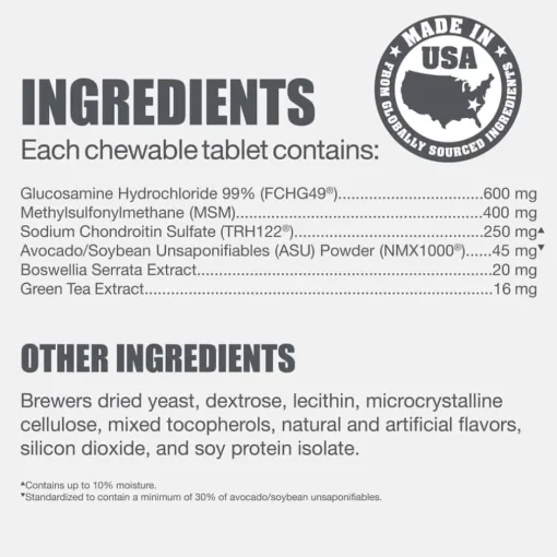New Nutramax Dasuquin Joint Health Supplement - With Glucosamine, Chondroitin, ASU, MSM, Boswellia Serrata Extract, Green Tea Extract
