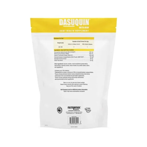 Online Nutramax Dasuquin ® with MSM Joint Health Soft Chew Supplement for Large Breed Dogs