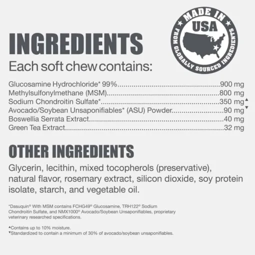 Online Nutramax Dasuquin ® with MSM Joint Health Soft Chew Supplement for Large Breed Dogs